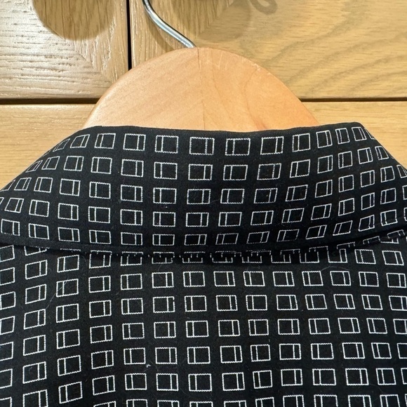 Z Zegna Men's Geometric Button Down Dress Shirt / 43 - Picture 6 of 11